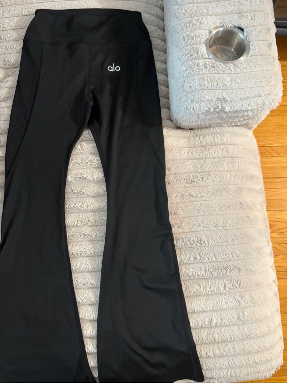ALO Yoga Black Long-Sleeve Zip Jumpsuit - Picture 3 of 4